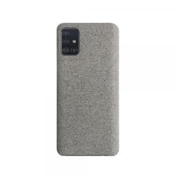 XQISIT Samsung Galaxy A51 Kuori Tekstiilie Case Harmaa
