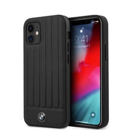 BMW iPhone 12 Mini Suojakuori Vertical Lines Musta