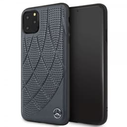 Mercedes Benz iPhone 11 Pro Max Skal Perforerad Mörkblå
