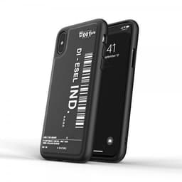 Diesel iPhone X/Xs Suojakuori Moulded Case Core Barcode Svart