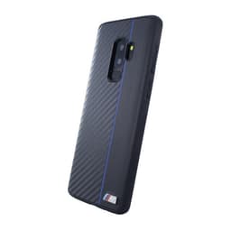 BMW MobilDeksel till Samsung Galaxy S9 Plus Karbonfiberlook Blå