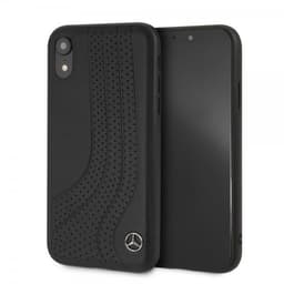 Mercedes Benz iPhone Xr Deksel HardPlast VågMønster Logo Svart