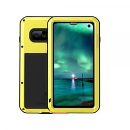 Love Mei Samsung Galaxy S10 Deksel PoweRFul Case Stötsäkert Vanntettt Gul