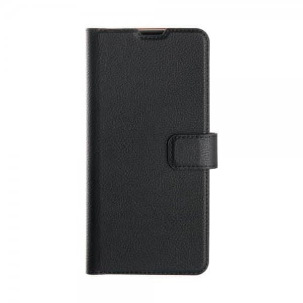 Etui Portefeuille Rabat Slim Xqisit Pour IPhone 11 - Design E.T. En Faux Cuir Noir