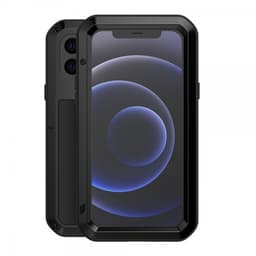 Love Mei iPhone 12 Mini Deksel Powerfull Case Svart