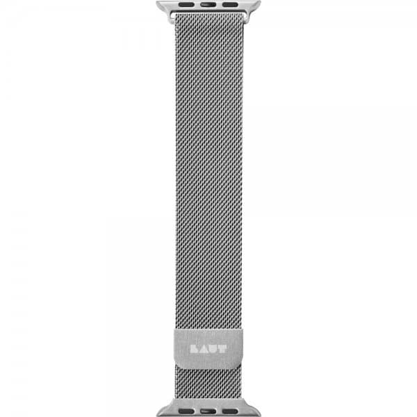 LAUT Apple Watch 38/40/41mm Armbånd Steel Loop Sølv