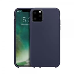 XQISIT iPhone 11 Pro Suojakuori Silikoniii Midnight Blue