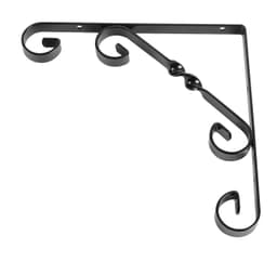 Hyllkonsol Curl 200x200 mm - svart