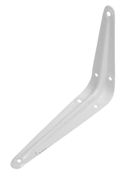 Hylleknekt lett 100x125 mm - hvit