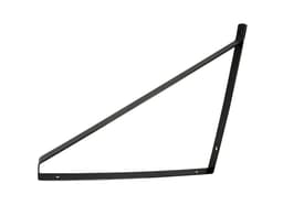 Hyllkonsol mattsvart 200 mm