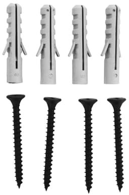 Väggmonteringssats till Slim/Maxi/Rack - svart