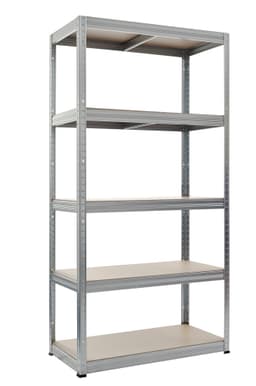 Stålhylla 5 hyllplan 175 kg.