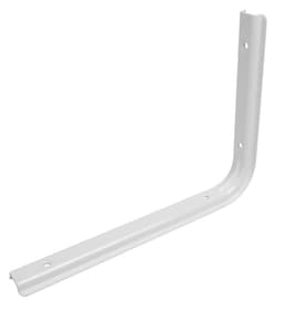 Hylleknekt U-profil 200x250 mm - hvit
