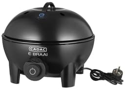 E-BRAAI elgrill Ø40  bordmodell  Stor varmekapasitet inntil 300 °C.
