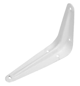 Hylleknekt lett 75x100 mm - hvit