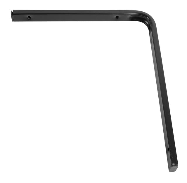 Hylleknekt F-profil 250x300 mm - svart
