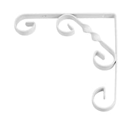 Hyllkonsol Curl 150x150 mm - vit