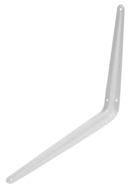 Hylleknekt lett 250x300 mm - hvit
