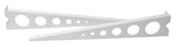 Hylleknekt CPH 47 cm 2 stk.H/V - hvit