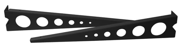 Hylleknekt CPH 47 cm 2 stk.H/V - svart