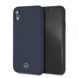 Mercedes Benz iPhone Xr Deksel Silikon Logo MörkBlå