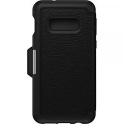 Samsung Galaxy S10E Suojakotelo Strada Series Aito Nahka Musta