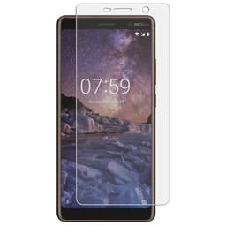 Panzer Curved Nokia 7 Plus näytönsuoja (läpinäk.)