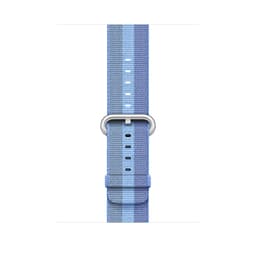 Apple Watch 38 mm punottu nailonranneke (siniraidallinen)