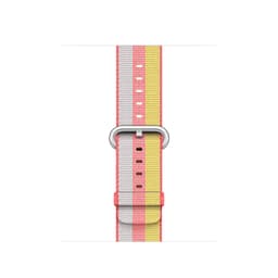Apple Watch rem 42 mm Sport Loop flettet nylonrem (red stripe)
