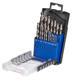 HSS-borr, Silver Star, 1-10 mm, 19 delar