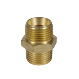 Dubbel anslutning nippel R 3/8", tillbehör kompressor