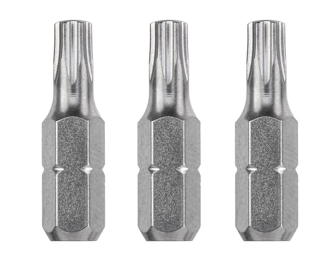 Bits, 25 mm, industri, T25, 3 stk., på SB-kort