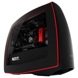 NZXT Manta Mini ITX PC kotelo (mattamusta/pun., ikkuna)