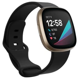 Sport Rannekoru Fitbit Sense - Musta