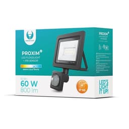 Forever LED Strålkastare PIR IP66 10W 6000K