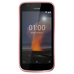 Nokia 1 smartphone (warm red)