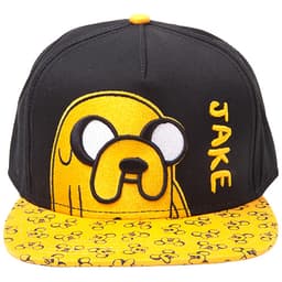 Adventure Time - Jake snapback cap (sort/gul)