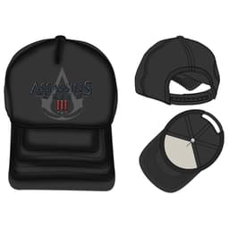 Assassin's Creed 3 välvd keps (svart/guld)