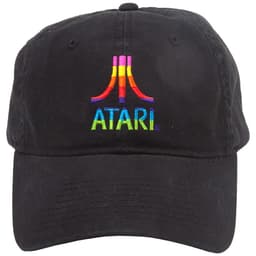 Atari välvd keps (svart/guld)