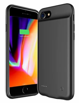 iPhone 6/6s/7/8 batteriskal 3000 mAh Svart