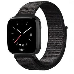 Fitbit Versa / Versa Lite ranneke nylon - musta