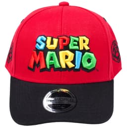 Nintendo – Super Mario cap (sort/rød)