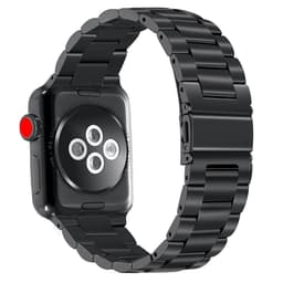 Apple Watch armbånd 42 mm rustfrit stål - sort