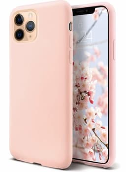 Flydende silikone etui iPhone 11 Pro - lyserød
