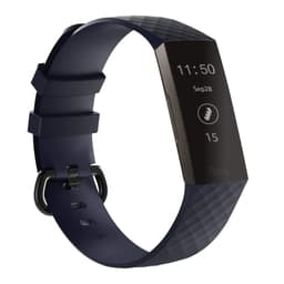INF Fitbit Charge 3/4 armbånd silikon - mørk blå - liten