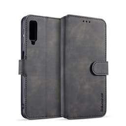 Samsung Galaxy A7 Mobil Veske - PU Lær - Svart