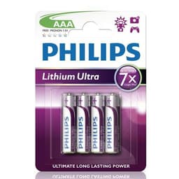 Ultra Lithium AAA FR03 4-pakning