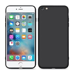 Flydende silikone etui iPhone 6 / 6S - sort