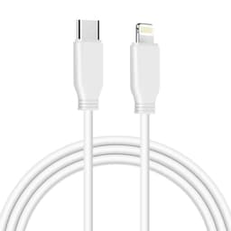 USB-C til lynkabel - hvid - 1 m