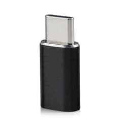 USB-C til Micro USB-adapter aluminium - sort